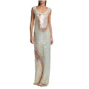 Jonathan Simkhai Serene Marble Printed Dress